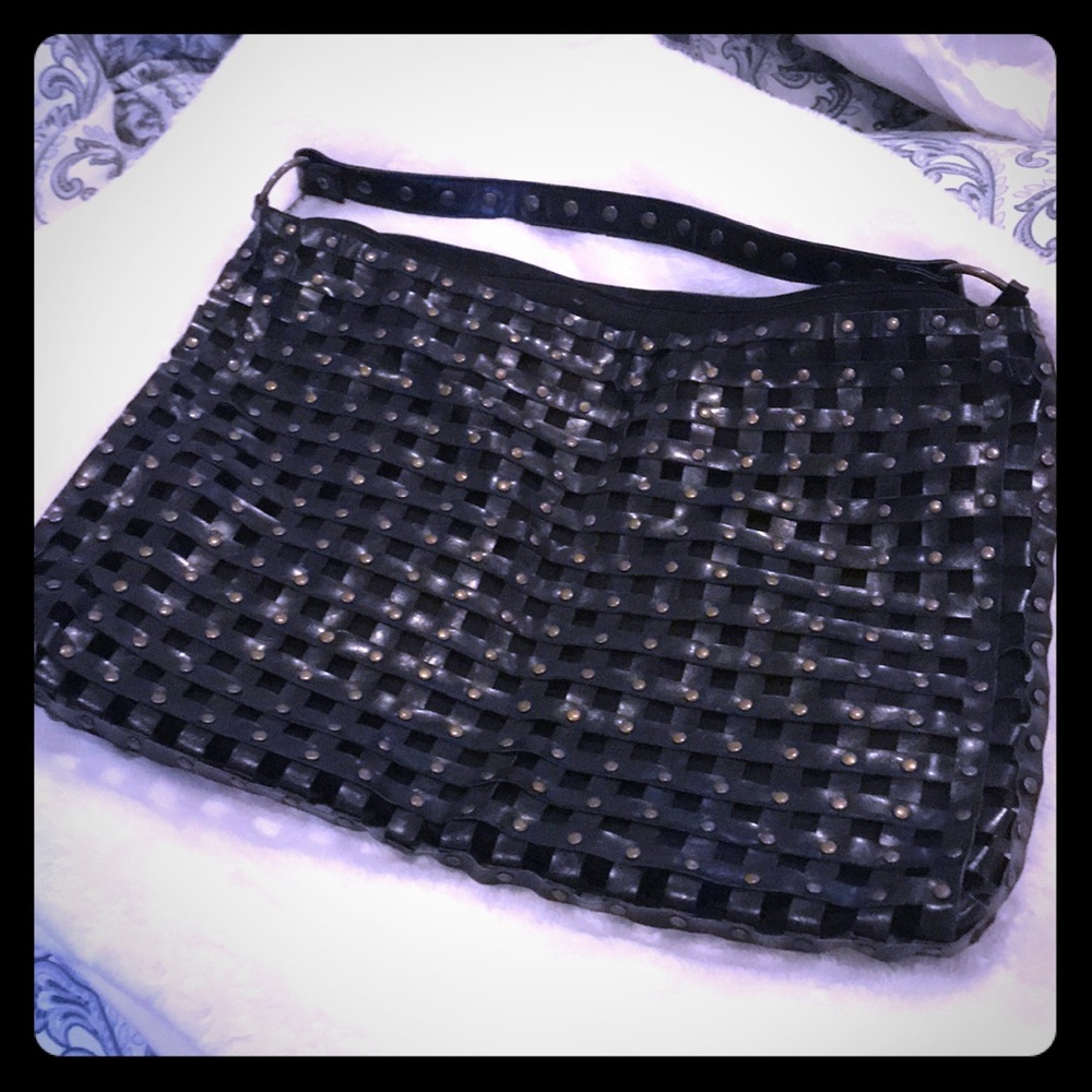 Industrial look black bag from Aldo